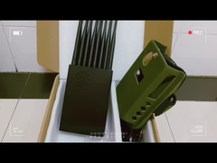 जीपीएस L1 L2 12000mAh मोबाइल फोन सिग्नल जैमर 2G 3G 4G 5G VHF UHF