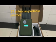 28 चैनल अधिकतम 25 मीटर त्रिज्या 80 मिनट बैटरी कार्य करने वाला हैंडहेल्ड मोबाइल फोन सिग्नल जैमर