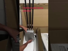 5 किलोग्राम आउटडोर ड्रोन सिग्नल जैमर 25W 2.4G 5.8G वाईफाई जीपीएस 500 मीटर दूरी