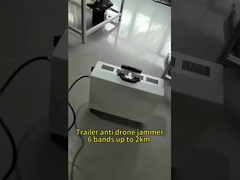 ट्रेलर प्रकार ड्रोन सिग्नल जैमर 200W उच्च शक्ति 3 किमी दूरी के लिए डीजेआई