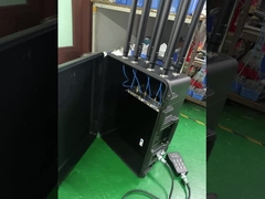 8 बैंड मैनपैक ड्रोन सिग्नल जामर 400W बैकपैक यूएवी पोर्टेबल एंटी ड्रोन जामर