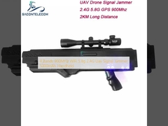 4 बैंड 900MHz वाईफाई 5.8g 2.4G यूएवी सिग्नल जैमर 5000mAh हैंडहेल्ड