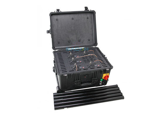 पेशेवर 3G 4G Wimax रेडियो फ्रीक्वेंसी ब्लॉकर 5 बैंड पुलिस सैन्य के लिए