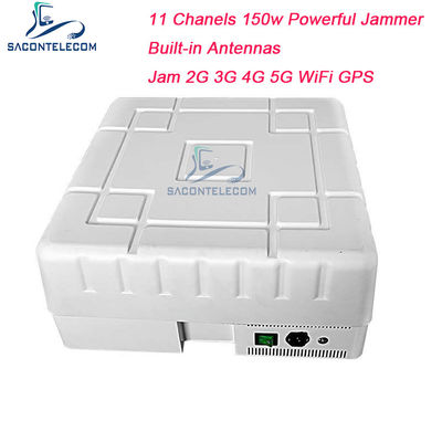 5G 5.8G 150w जीपीएस वाईफाई सिग्नल जैमर 11 चैनल जलरोधक
