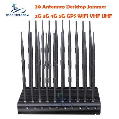 जीएसएम लोरा मोबाइल फोन सिग्नल जैमर 960MHZ 52 वाट डेस्कटॉप