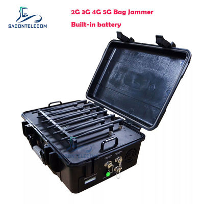 56W आउटपुट पावर 12 बैंड कवरेज 60 मीटर जैमिंग रेडियस सेल फोन सिग्नल जैमर मोबाइल सिग्नल ब्लॉकर
