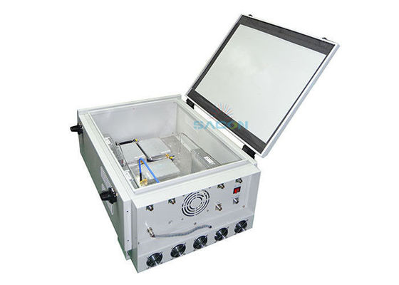 वीएचएफ यूएचएफ वाहन माउंटेड जैमर 6 बैंड्स 350w पुलिस के लिए उच्च शक्ति