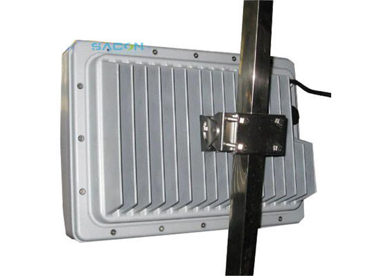 IP66 वाटरप्रूफ वाहन माउंटेड सिग्नल जैमर 40W पावर और 6dBi गेन एंटीना के साथ