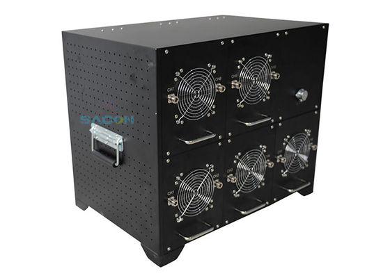 20MHz-5850MHz फुल बैंड डी.डी.एस. वाहन जैमर 1100W आउटपुट पावर और आई.ई.डी. काफिले बम सुरक्षा के लिए 12 बैंड के साथ