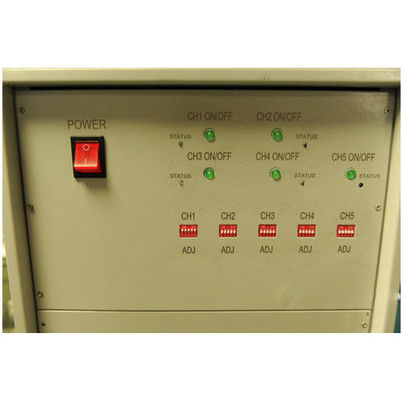 500W वाटरप्रूफ 5 बैंड आउटडोर हाई पावर सिग्नल जैमर 3G 4G LTE वाईफाई जीपीएस ब्लॉकिंग के लिए