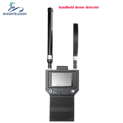 400-6Ghz पोर्टेबल एंटी ड्रोन डिटेक्टर एफपीवी यूएवी हैंडहेल्ड सिग्नल डिटेक्टर 2 किमी तक