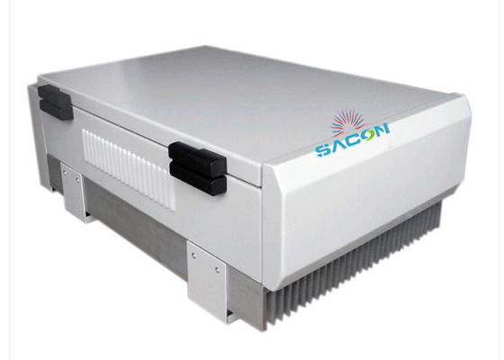 250W उच्च शक्ति सिग्नल जैमर 300 मीटर रेंज और जेलों और सरकारी यौगिकों के लिए वाटरप्रूफ डिजाइन के साथ