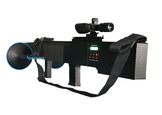 पोर्टेबल यूएवी ड्रोन सिग्नल स्क्रैम्बलर 160 वाट उच्च शक्ति 1500 मीटर लंबी दूरी