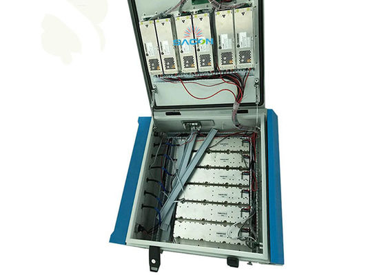 जेल और सुरक्षित क्षेत्रों के लिए 600W उच्च शक्ति 6 चैनल रिमोट कंट्रोल सेल फोन जैमर