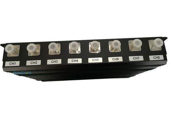 160W हाई पावर 8 चैनल मोबाइल फोन सिग्नल जैमर 80 मीटर जैमिंग रेंज के साथ 2G 3G 4G वाईफाई जीपीएस सिग्नलों के लिए