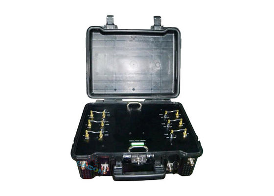 सैन्य बलों / SWAT टीमों के लिए अधिकतम 90W उच्च शक्ति बैकपैक जैमर 6 चैनल