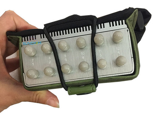 12 चैनलों के साथ पोर्टेबल सिग्नल जैमर 10000mAh बैटरी और जीपीएस वाईफाई और 4जी के लिए 2-20m शील्डिंग त्रिज्या