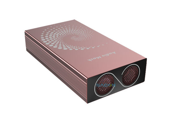 6000 एमएएच बैटरी सेल फोन सिग्नल जैमर 1.5 मीटर रेडियस और ऑडियो सिग्नल ब्लॉक के लिए 90° शील्डिंग एंगल के साथ