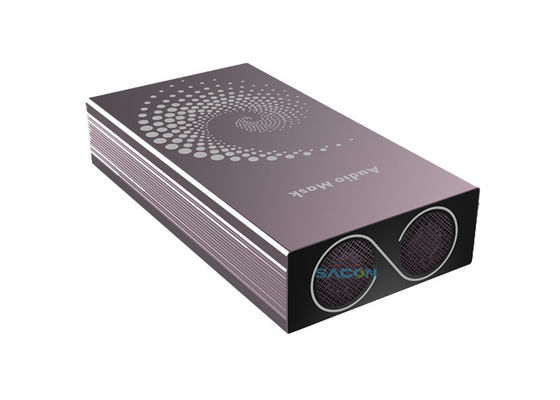 6000 एमएएच बैटरी सेल फोन सिग्नल जैमर 1.5 मीटर रेडियस और ऑडियो सिग्नल ब्लॉक के लिए 90° शील्डिंग एंगल के साथ