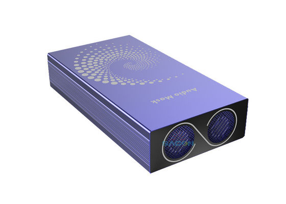 6000 एमएएच बैटरी सेल फोन सिग्नल जैमर 1.5 मीटर रेडियस और ऑडियो सिग्नल ब्लॉक के लिए 90° शील्डिंग एंगल के साथ