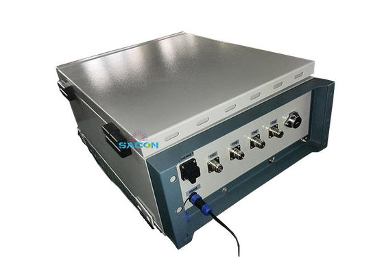 जेल के लिए निगरानी सॉफ्टवेयर के साथ IP65 वाटरप्रूफ 400W हाई पावर सेल फोन जैमर