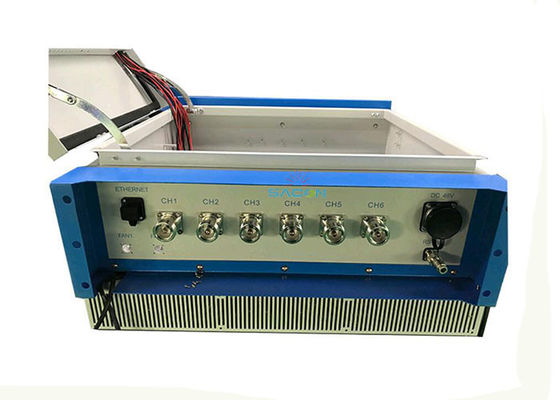 जेल के लिए निगरानी सॉफ्टवेयर के साथ IP65 वाटरप्रूफ 400W हाई पावर सेल फोन जैमर