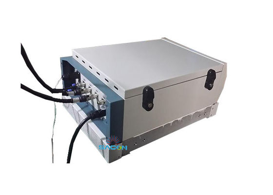 600W उच्च शक्ति जलरोधक सिग्नल जैमर, जेलों और तेल क्षेत्रों के लिए 50-500M जैमिंग रेंज के साथ