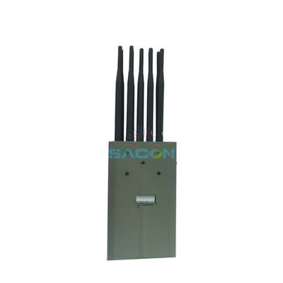 3जी जीपीएस वाईफाई 9.5W 8000mAh मोबाइल फोन सिग्नल जैमर