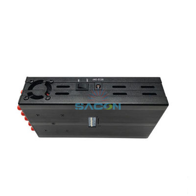 10 बैंड हैंडहेल्ड सिग्नल जैमर 20 मीटर रेंज के साथ सेल फोन ब्लॉकिंग के लिए