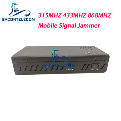 3 बैंड 100m 433mhz 868mhz पोर्टेबल सिग्नल जैमर 8000mAh