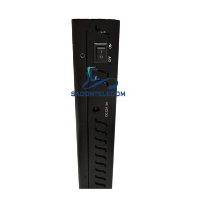 8000mAh बैटरी के साथ पोर्टेबल सिग्नल जैमर, 3 बैंड 315MHz 433MHz 868MHz और 100m रेंज