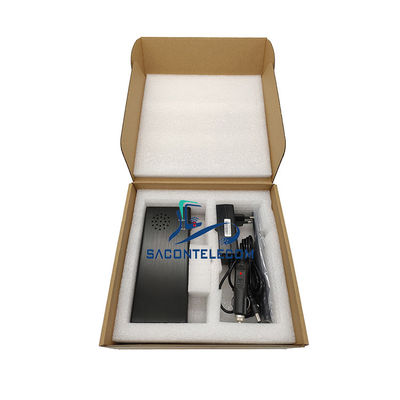 8000mAh बैटरी के साथ पोर्टेबल सिग्नल जैमर, 3 बैंड 315MHz 433MHz 868MHz और 100m रेंज