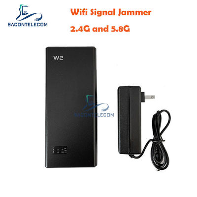 AC240V 2.4G 5.8G वाईफाई सिग्नल जैमर 3 चैनल 20m 4000mAH पोर्टेबल