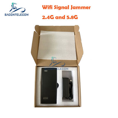 5200mAH 3w हैंडहेल्ड वाईफाई सिग्नल ब्लॉकर 2.4G 5.2G 5.8G ISO9001