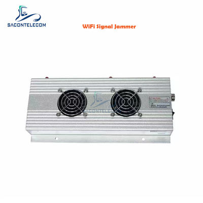 सुरक्षित क्षेत्रों के लिए 100 मीटर रेंज के साथ 9W पावर 3 चैनल डेस्कटॉप वाईफाई सिग्नल जैमर
