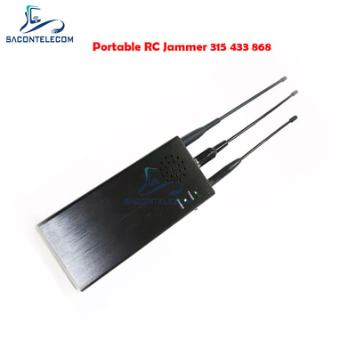 10 वाट कार रिमोट सिग्नल जैमर 8000mAh RC315 RC433 RC868 ओमनी एंटेना