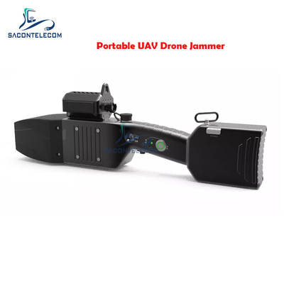 80wh ड्रोन सिग्नल जैमर जबरन लैंडिंग 1.3 किमी IP66 2.4Ghz 5.8Ghz