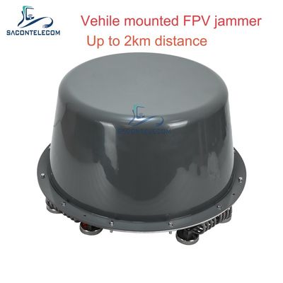 400-6GHz 400 वाट ओमनी 360° वाहन माउंटेड ड्रोन सिग्नल जैमर यूएवी जैमर